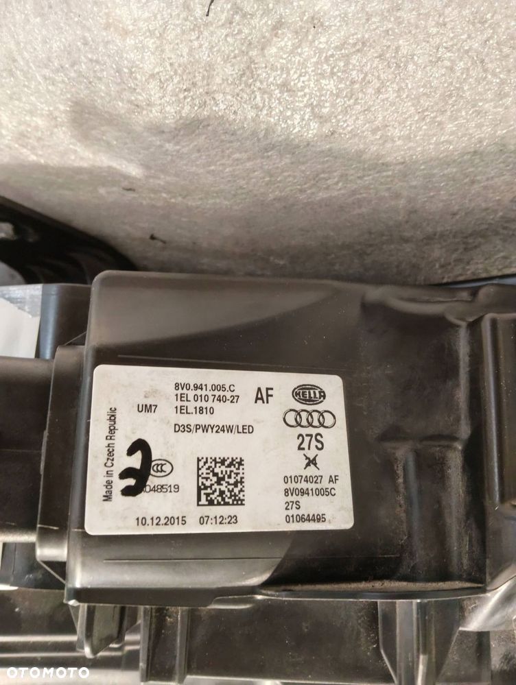 audi a3 8v sm xenon przód strona lewa 8v0941005c - 6