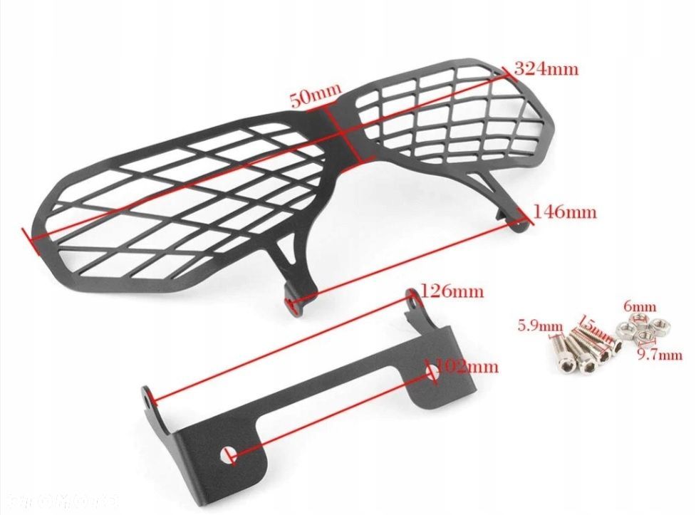 EU OSŁONA LAMPY HONDA CRF 1000 AFRICA TWIN NOWA 16 - 5