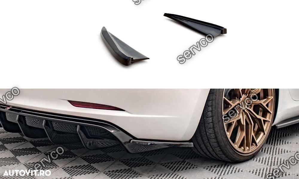 Prelungire splitter bara spate Tesla Model 3 2017- v4 - Maxton Design