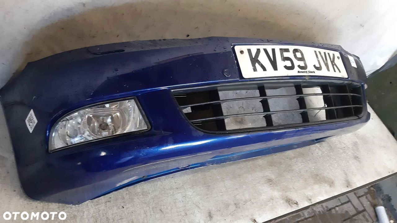 ^ ZDERZAK PRZÓD PRZEDNI SKODA OCTAVIA II 2 LIFT FL HALOGENY SPRYSKIWACZE LAMP XENON PDC CZUJNIKI 9462 NIEBIESKI - 3