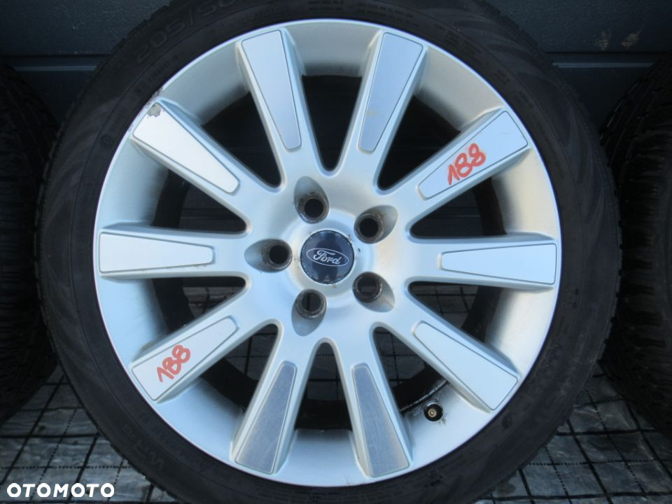 FELGI ALUMINIOWE FORD S-MAX MONDEO FOCUS 7Jx17H2 ET50 OPONY ZIMA 205/50 R17 - 5