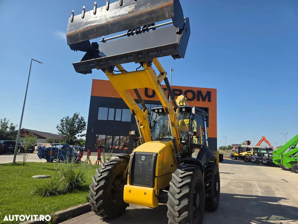 New Holland B115D, NOU, ROTI EGALE, 10t, FULL OPTION, motor 120CP, brat excv extensibil cu inst picon, cupa multifunctioinala 4x1, aer conditionat, masa operationala 10tone, cutie AUTOMATA POWERSHIFT, JOYSTICKURI, posibilitate leasing 5 ani-PROMOTIE 88.900 EUR - 7