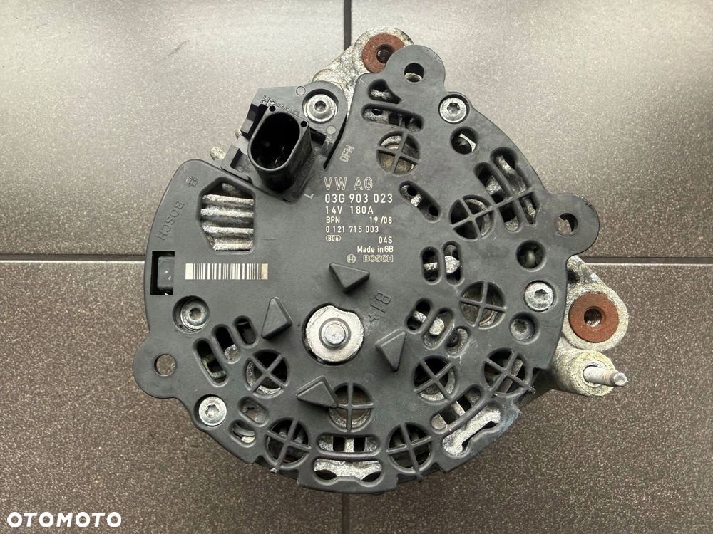 ALTERNATOR 2.0 TDI VW AUDI SEAT SKODA BOSCH 03G903023 0121715003 - 2