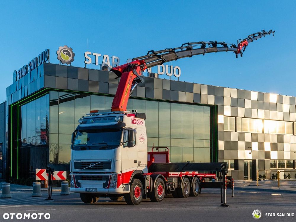 Volvo FH500 8x4 PALFINGER PK 60002 F HDS Żuraw Siodło Wciągarka - 1