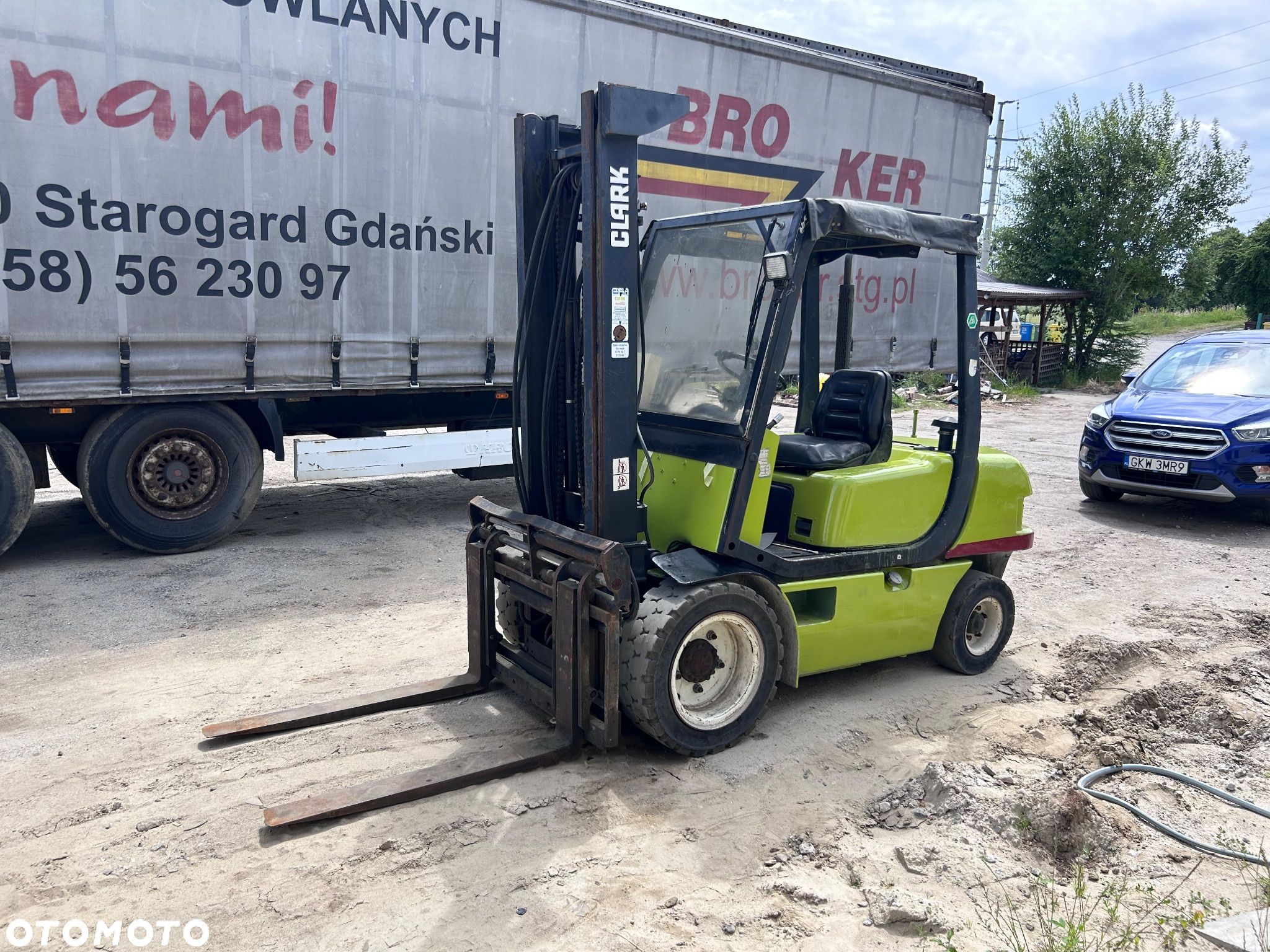 Clark Rok 2002 przesuwne widły - 1