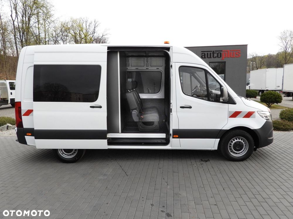 Mercedes-Benz SPRINTER 316 BRYGADÓWKA  6 MIEJSC TEMPOMAT NAWIGACJA LEDY AUTOMAT  KLIMATYZACJA  160KM - 9