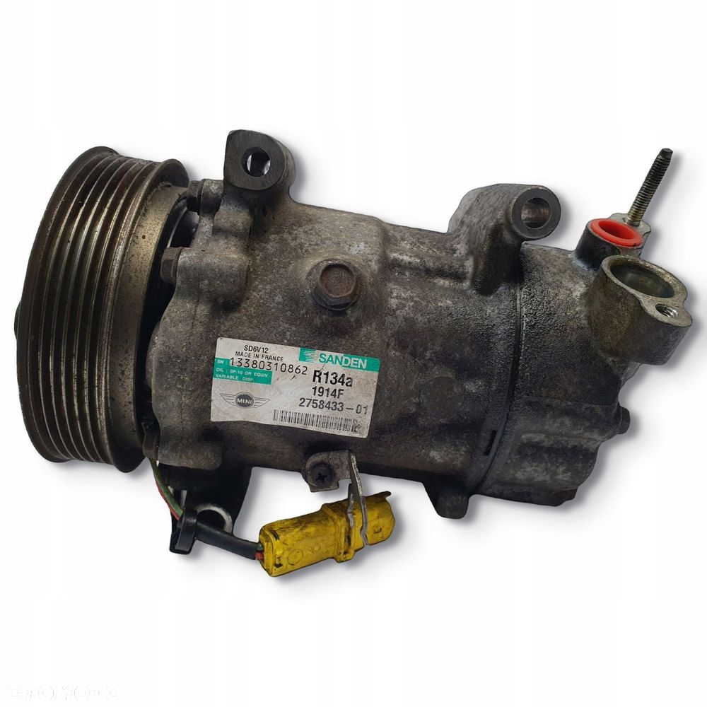 SPRĘŻARKA KLIMATYZACJI Mini Cooper R56 1.6 D HDI kompresor 2758433 - 4