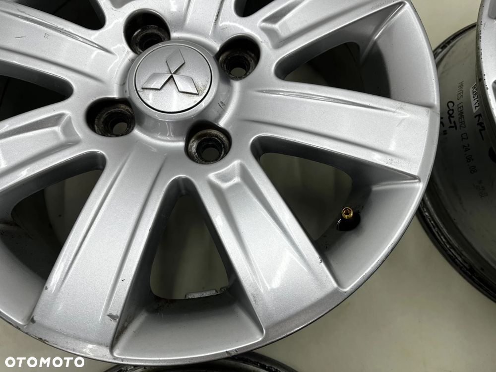Felgi aluminiowe Mitsubishi Colt VI 6 Z30 04-12r. r15 cali 6jx15 ET46 4x114,3 CH67 felgi oryginalne - 7