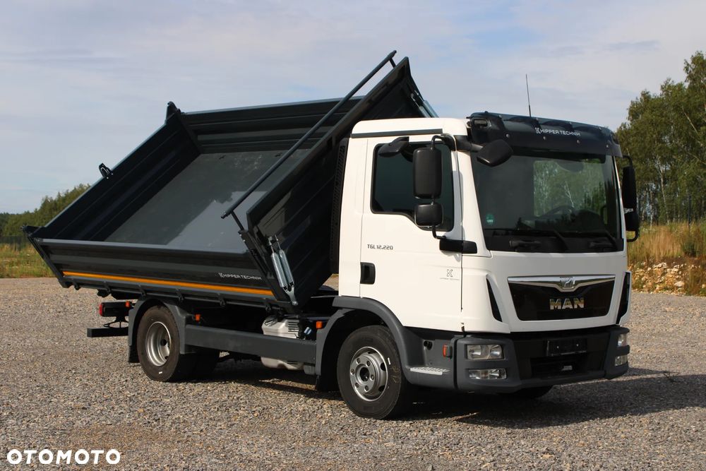 MAN TGL 12.220 12.250 Nowy 3-stronny WYWROT Kiper Wywrotka Manual Klima BLOKADA MOSTU Niski przebieg TGM Atego Midlum Eurocargo LF - 15