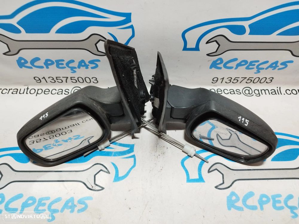 ESPELHO RETROVISOR ESQUERDO DIREITO FORD FIESTA V 5 MK5 2N1117682AN 2S6117683AM MANUAL ESPELHOS RETROVISORES - 4