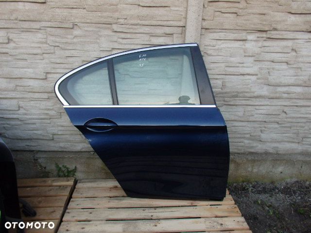 BMW F10 DRZWI PRAWY TYŁ TIEFSEEBLAU A76  RAF-AUTO CZESCI BMW - 1
