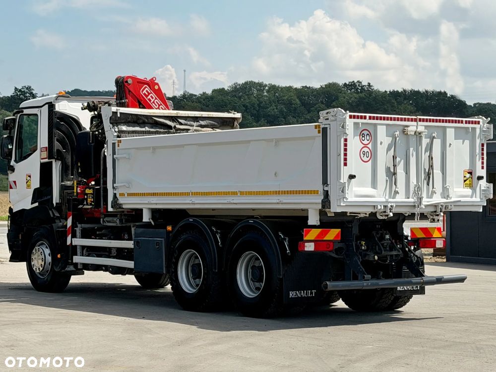 Renault C 380 * WYWROTKA 5,20 m + FASSI F175A.0.22 + PILOT + BORDMATIC *6x4 - 9