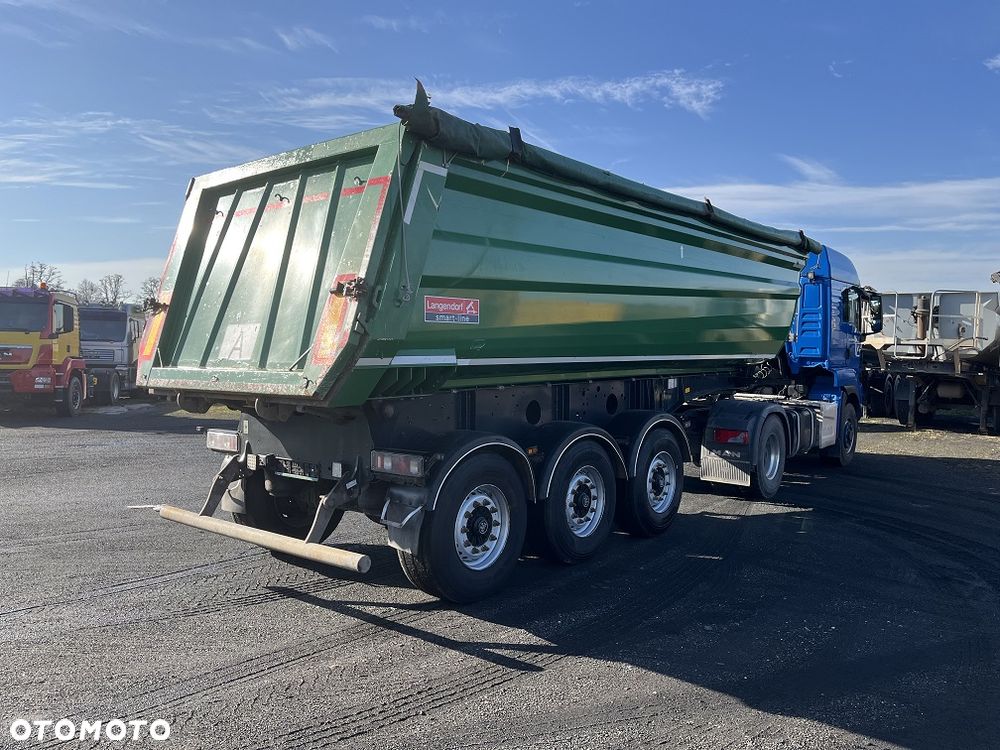 Langendorf SK stalowa 28m3 Hardox rynna 2018 naczepa wywrotka stal z NIEMIEC - 4