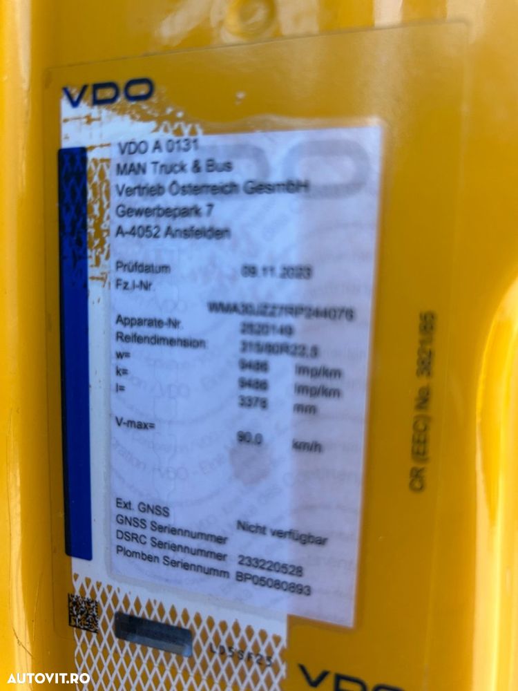 MAN MAN TGS 26.440, 6X4, 39.000 km, kit basculare,  Factura externa - 30