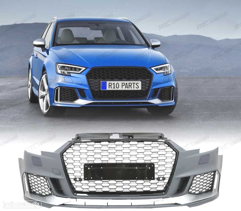 PÁRA-CHOQUES FRONTAL AUDI A3 SPORTBACK LOOK RS3 16-20 PDC - 1