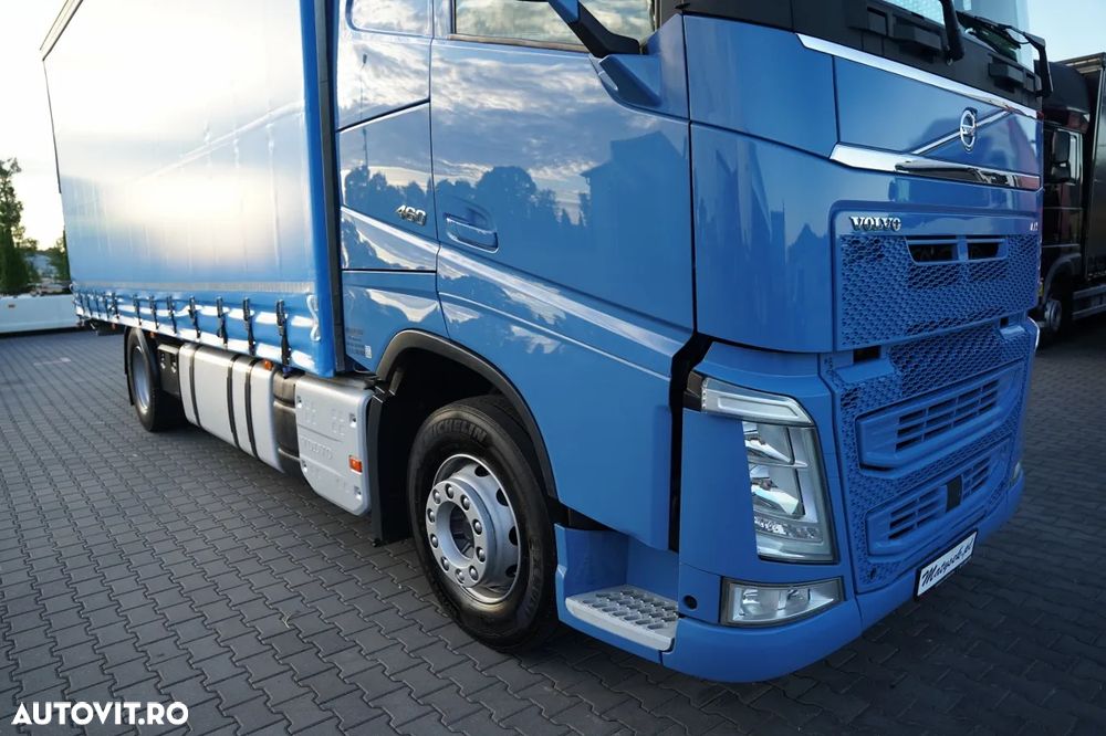 Volvo FH 460 / SEMIREMORCĂ CU PRELATĂ (CURTAINSIDER) - 7,4 M / CAMION RIGID / I-PARK COOL / PODEA REZISTENTĂ (HEAVY-DUTY) - 6