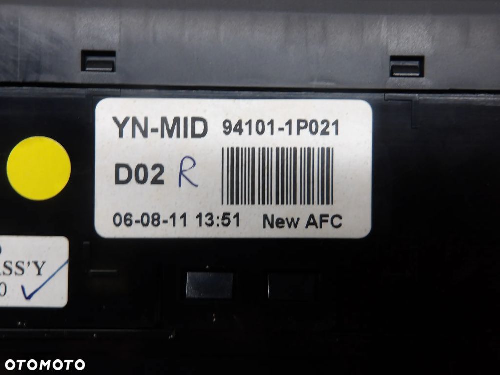 KIA VENGA 5D 09-14 1.4 CRDI WYŚWIETLACZ 94101-1P021 - 6