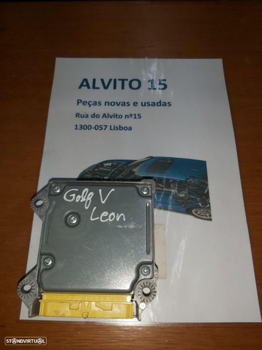 Centralina Modulo Airbag Volkswagen Golf V Seat Leon  Ref: 1K0 909 605 R - 2