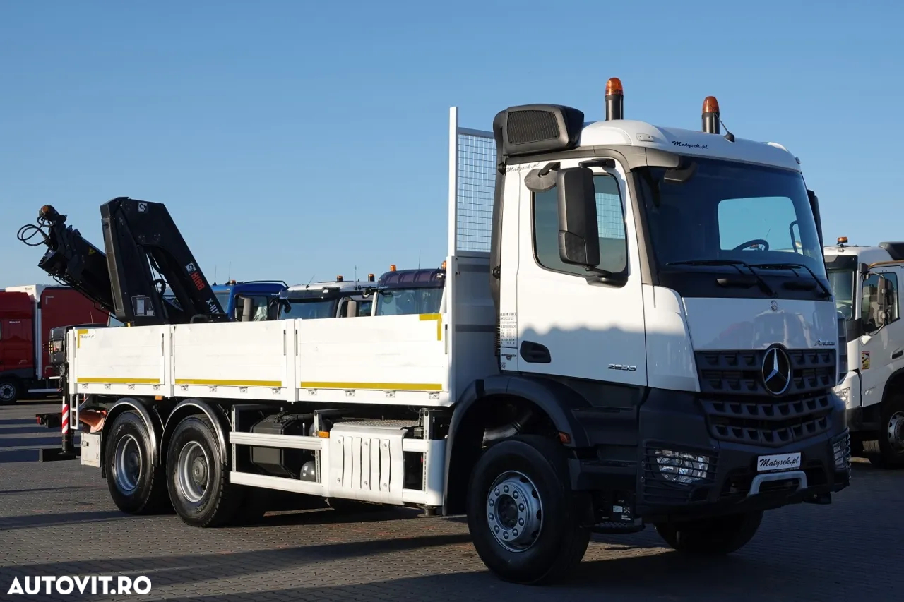Mercedes-Benz AROCS 2633 / 6x4 / CUTIE - 6,5 M / HDS HIAB 188 b-3 inaltime: 11 M / EURO 6 / RADIO CONTROL / ROTATOR - 9