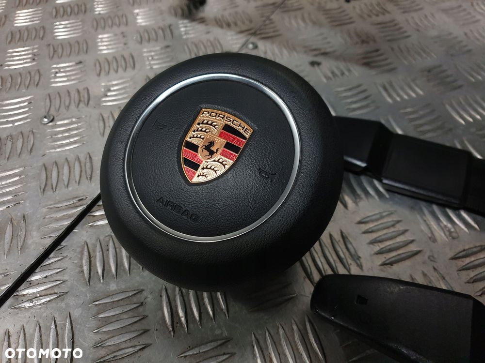 porsche cayenne ii lift 7p5 deska konsola kokpit airbag poduszki pasy - 6