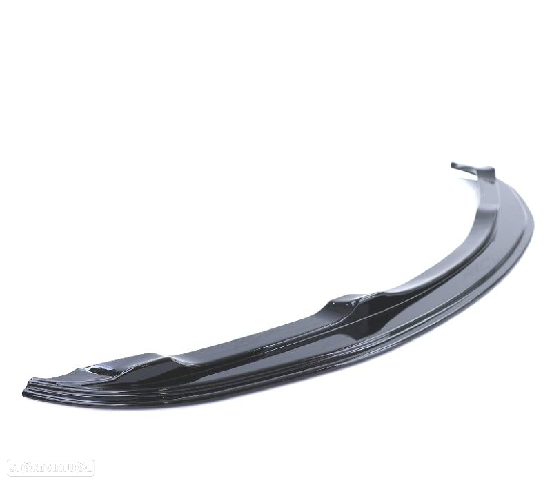 SPOILER LIP BMW E90 E91 05-08 PACK M PRETO BRILHANTE - 3