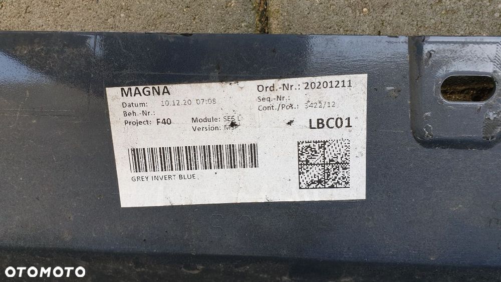 Listwa Progowa Bmw 1 F40 M pakiet - 3