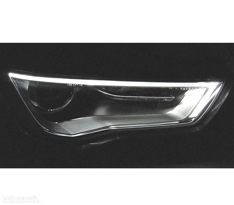 FARÓIS LED TUBE LIGHT PARA AUDI A3 8V 12-16 BLACK PRETO - 2