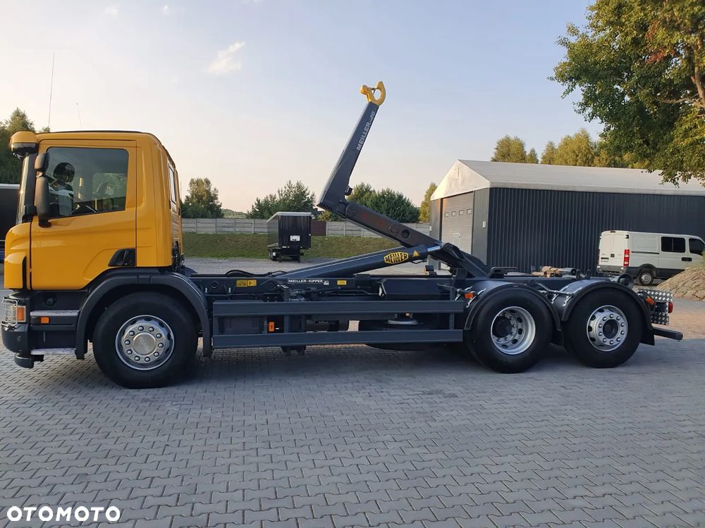Scania P410 Hakowiec Meiller 6x2 Oś Skrętna Automat Krajowa! - 9