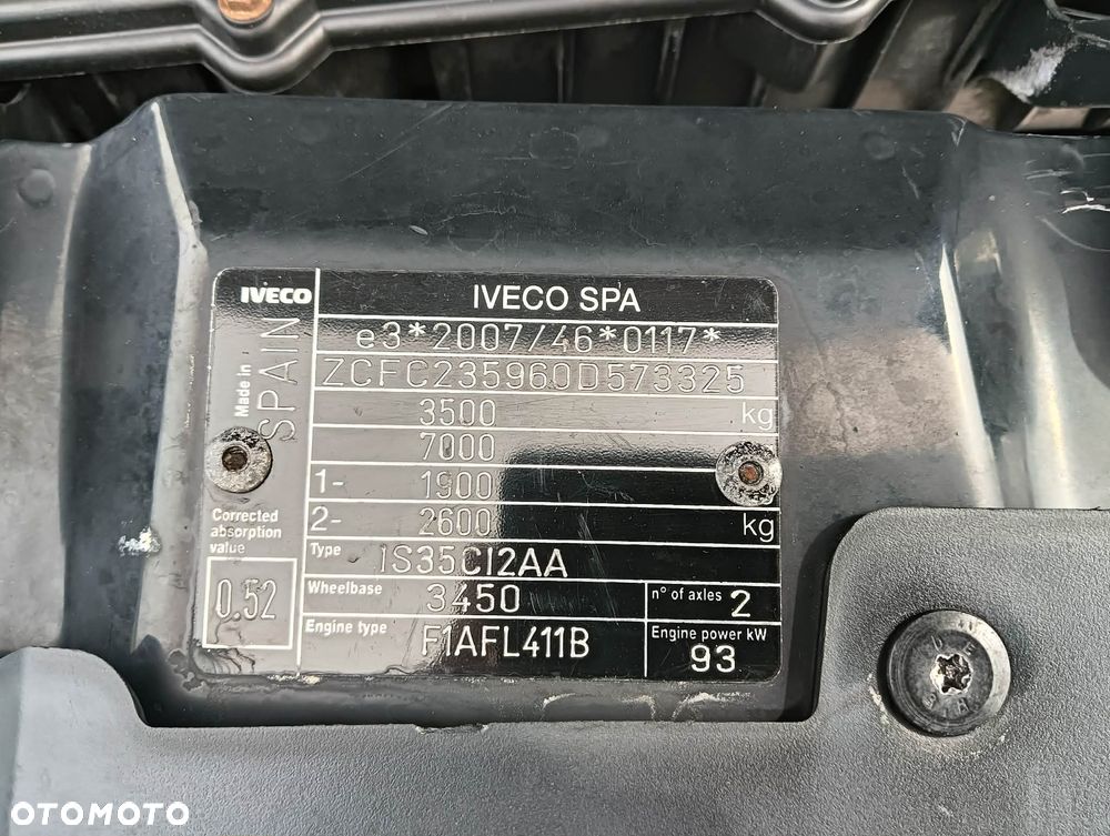 Iveco 35C13, 35C14, 35C15, 35C16 - 19