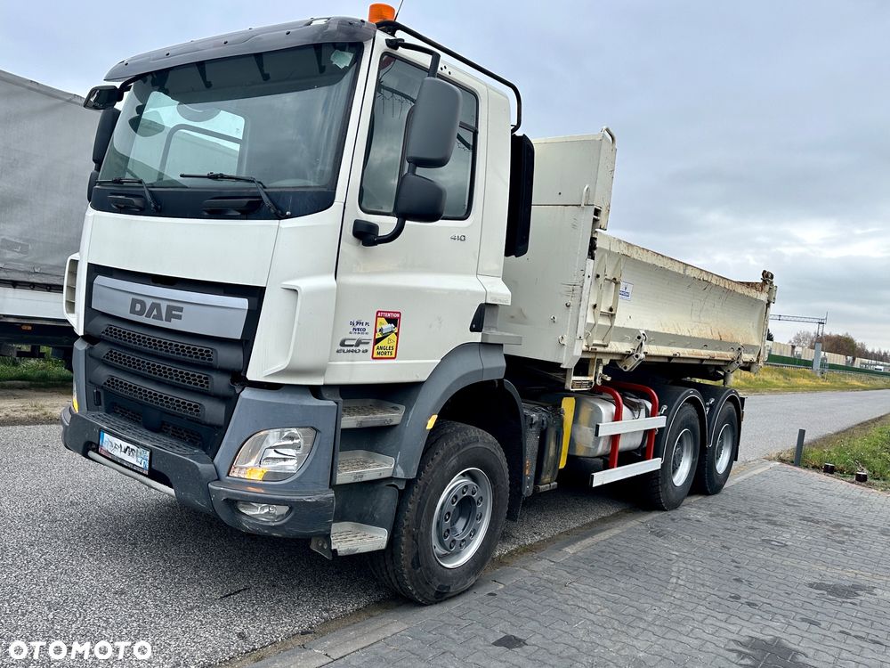 DAF CF 410 Euro 6 6x4 Wywrotka 5,20 m + BORDMATIC Klapo-drzwi