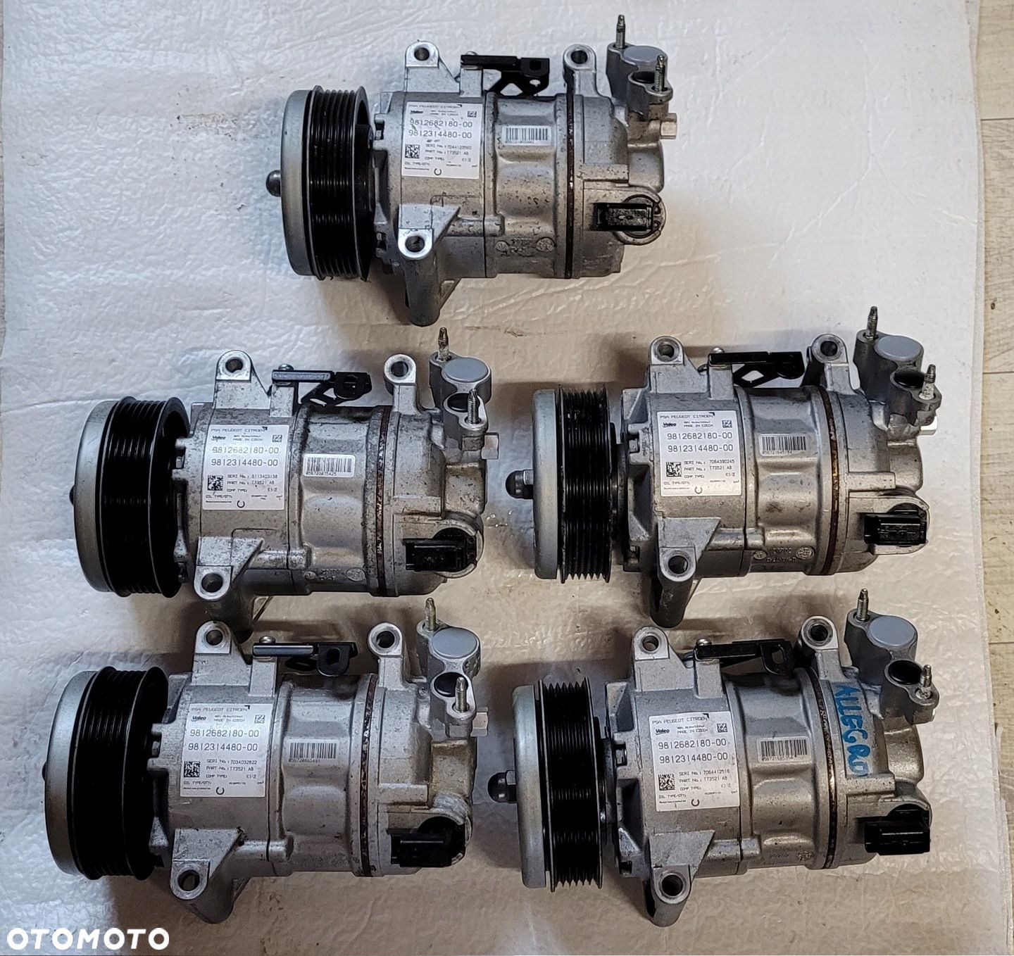 Kompresor Klimatyzacji VALEO Peugeot PSA 1.2 THP - 1