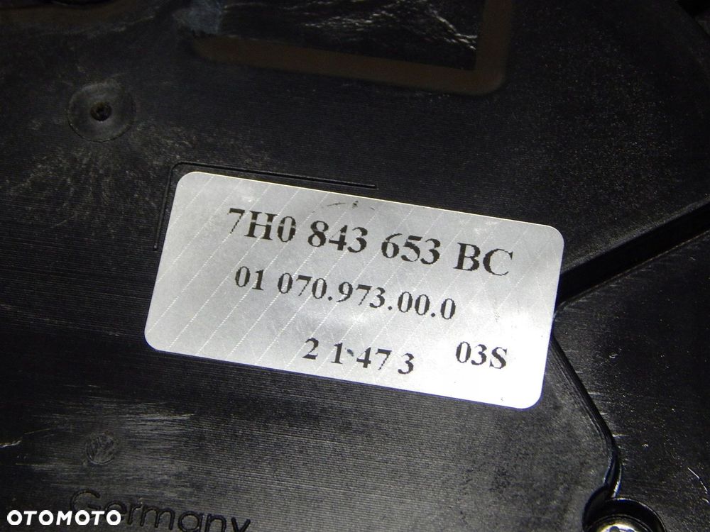 vw t5 multivan zamek lewy drzwi przesuwnych elektrycznych 7h0843653bc - 2