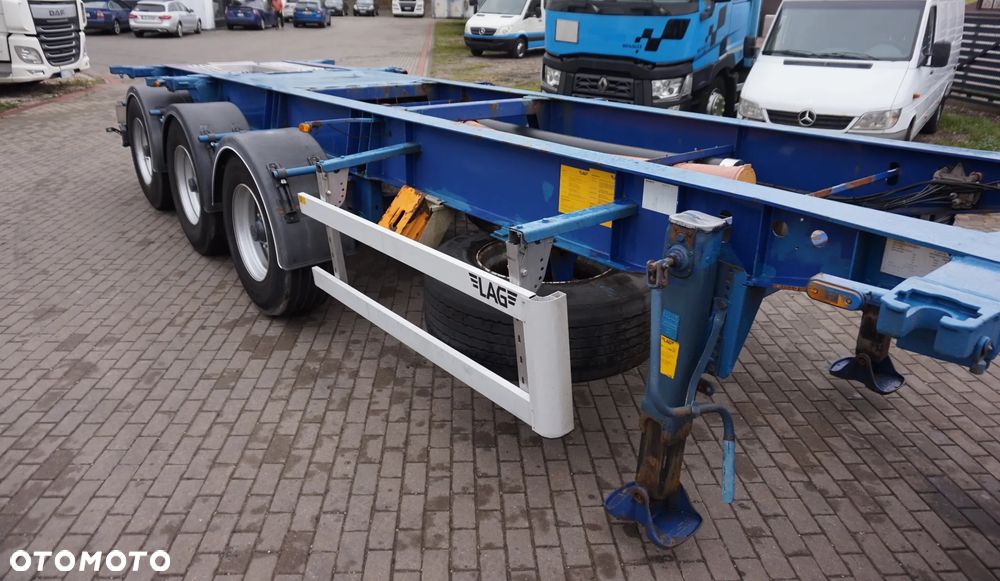 Lag 0-3-39 CD Naczepa Ciężarowa Przewóz Kontenerów Osie BPW - 2