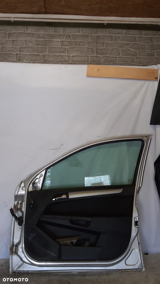 / DRZWI PRZÓD PRZEDNIE PRAWE DO OPEL ASTRA H 3 III 5 DRZWI 5D Z157 SREBRNY - 4