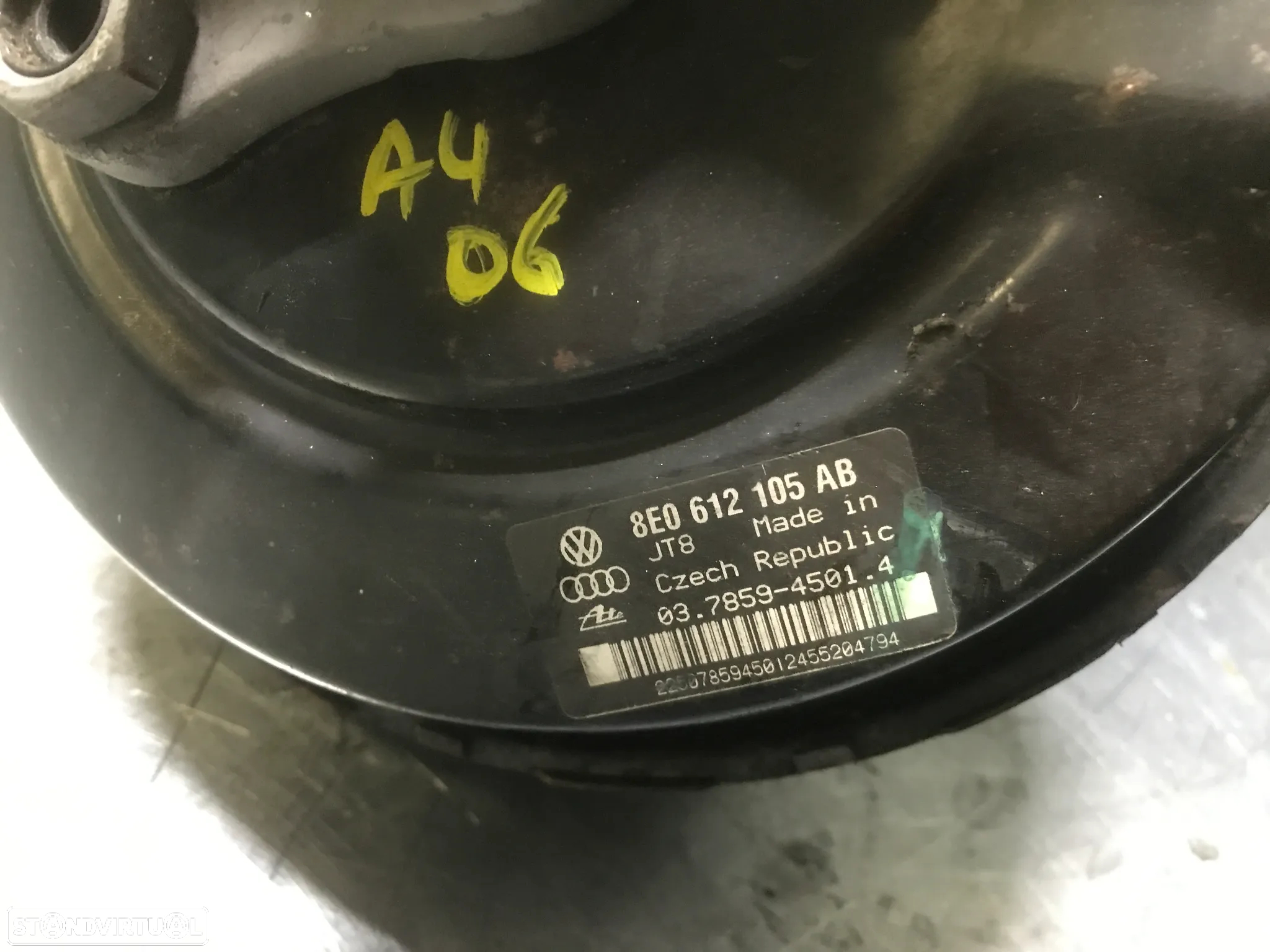 SERVOFREIO / SERVO FREIO COM BOMBA AUDI A4 B6 / B7 01-08 8E0612102AB - 3