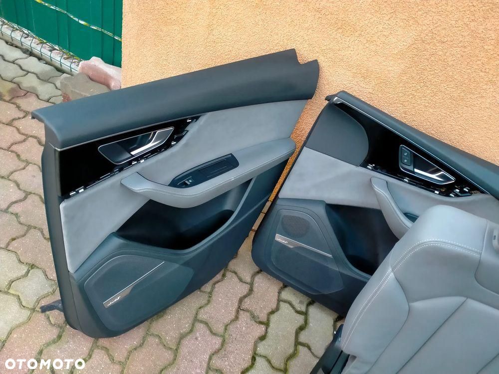 AUDI Q7 4M S-LINE / FOTEL FOTELE KANAPA BOCZKI TAPICERKA 5 OSOBOWA ISOFIX - 11