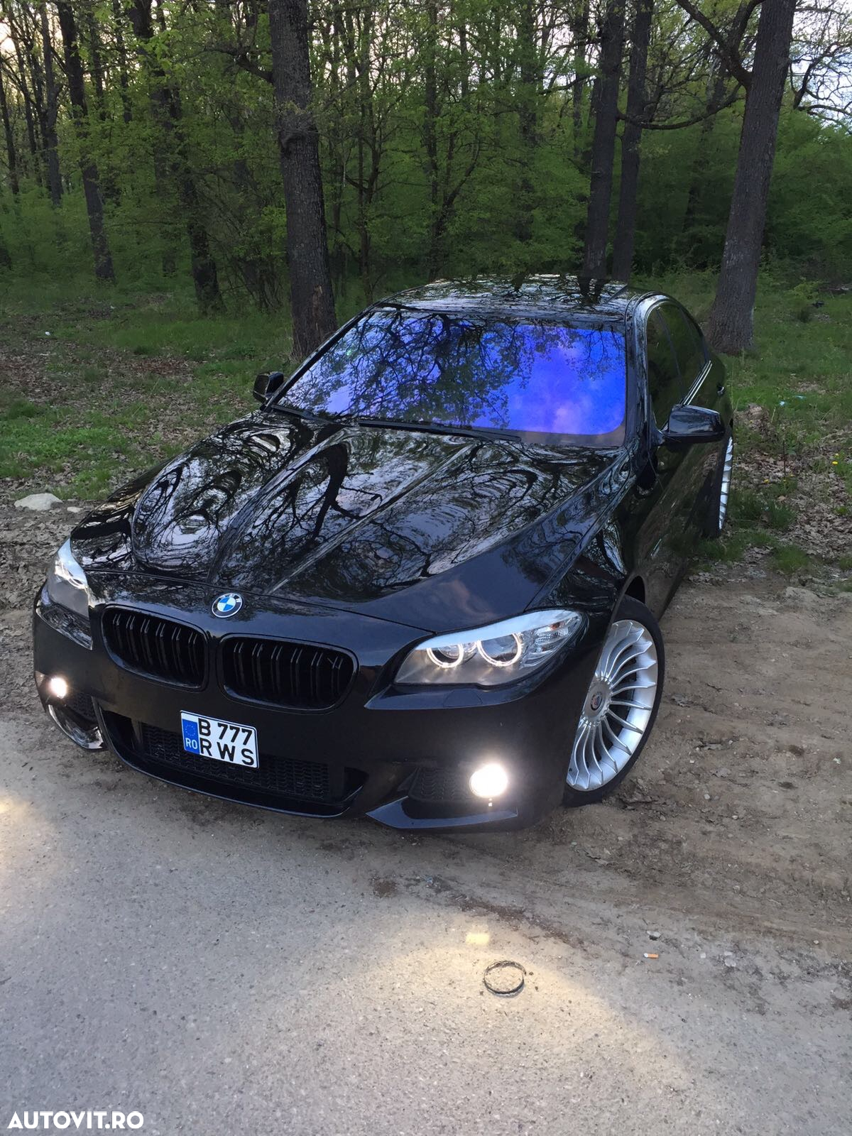 Eleron Bmw F10 M5 seria 5 Calitate premium ⭐️⭐️⭐️⭐️⭐️ vopsit PROFESIONAL negru lucios Safir Black Metallic cod 475 - 11