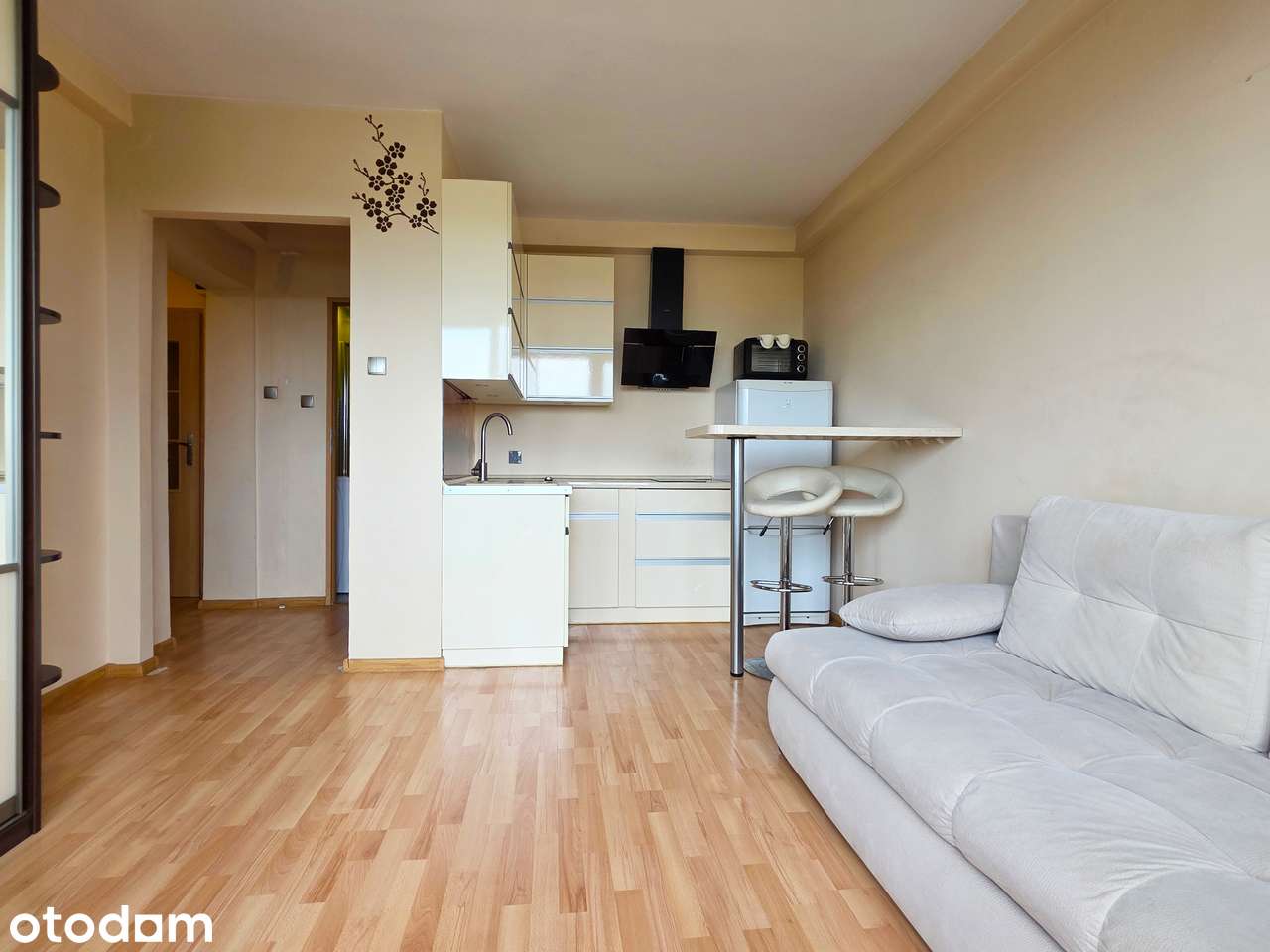 Funkcjonalna kawalerka na zielonym Grunwaldzie | balkon