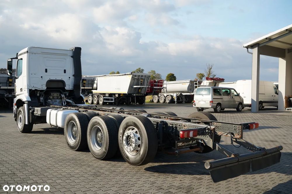 Mercedes-Benz AROCS 3248 / 8X4 / TRIDEM / RAMA POD ZABUDOWE 8 M / OŚ SKRETNA I PODNOSZONA / RETARDER - 7