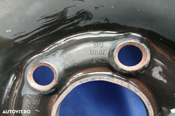 Jante tabla cu anvelope 15 - set 6R0601027S 6R0601027AD 185/60 R15 ET - 5