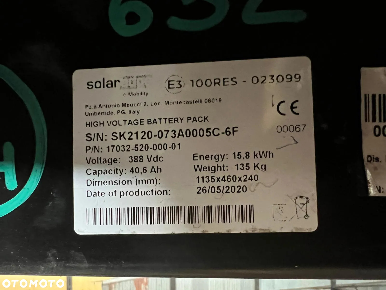 FIAT E-DUCATO BATERIA AKUMULATOR SILNIK ELEKTRYCZNY KONWENTER MODUŁ BATERIA - 4