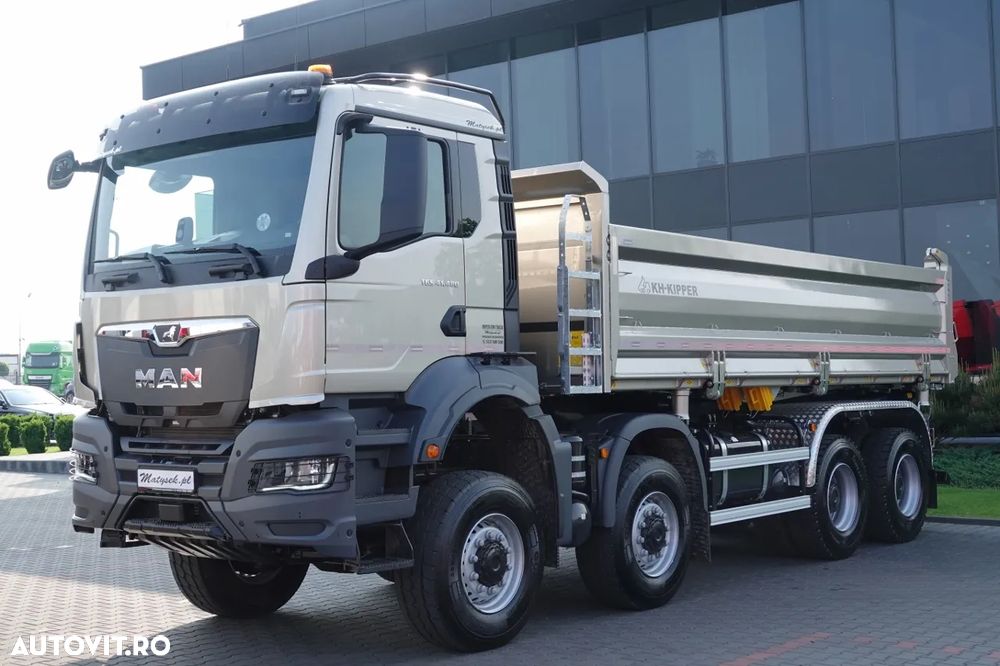 MAN TGS 41.480 / 8x6 / BASCULANĂ SPATE / MANUAL / NOU NOU / KH-KIPPER / - 15