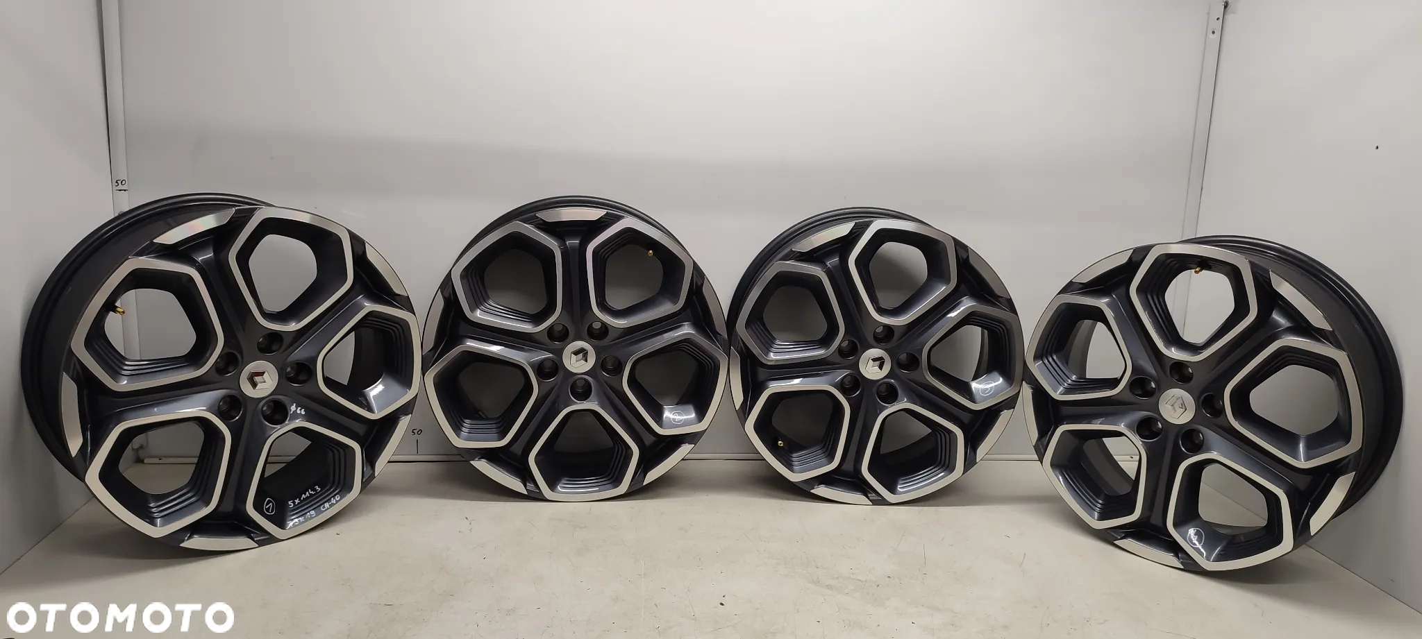 FELGA 403007598R 5x114,3 7Jx19 CALI ET40 RENAULT FUENCE ESPACE KADJAR KOLEOS LAGUNA III MEGANE 3/4 SCENIC III IV TALLSMAM KOMPLET - 2