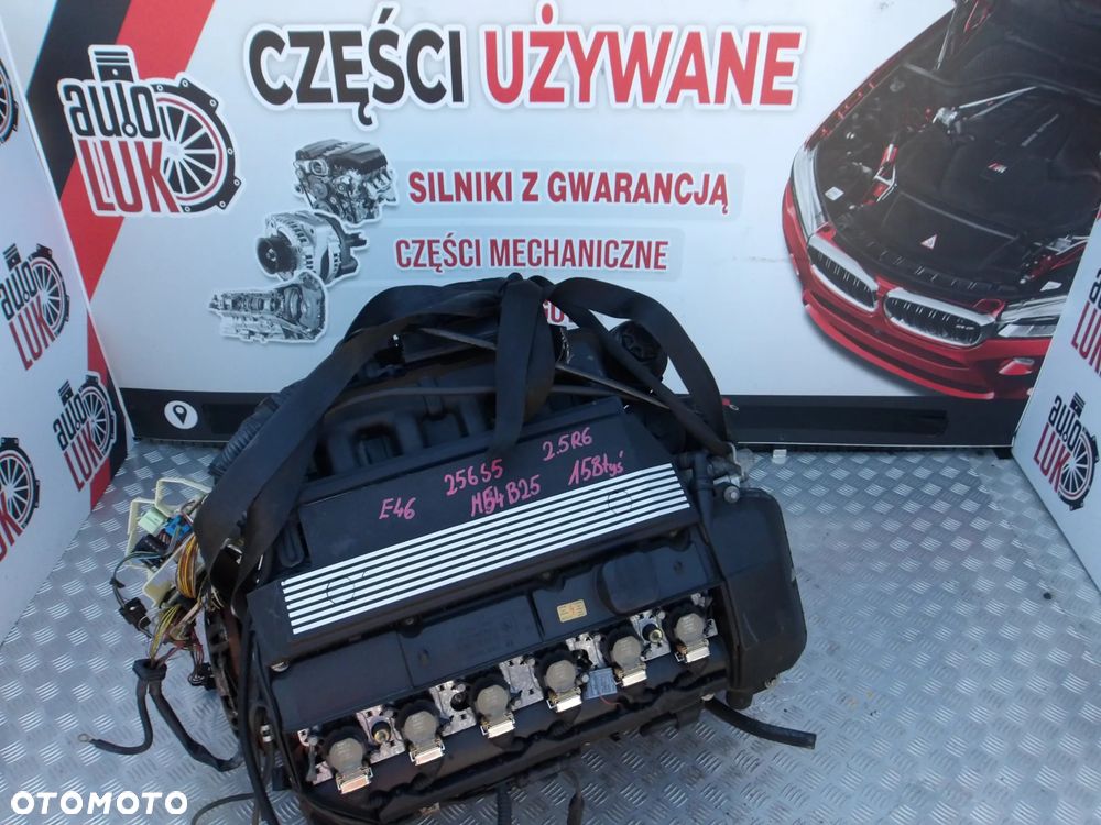 SILNIK KOMPLETNY BMW E46 E39 2.5 R6 M54B25 256S5 158 TYS - 1