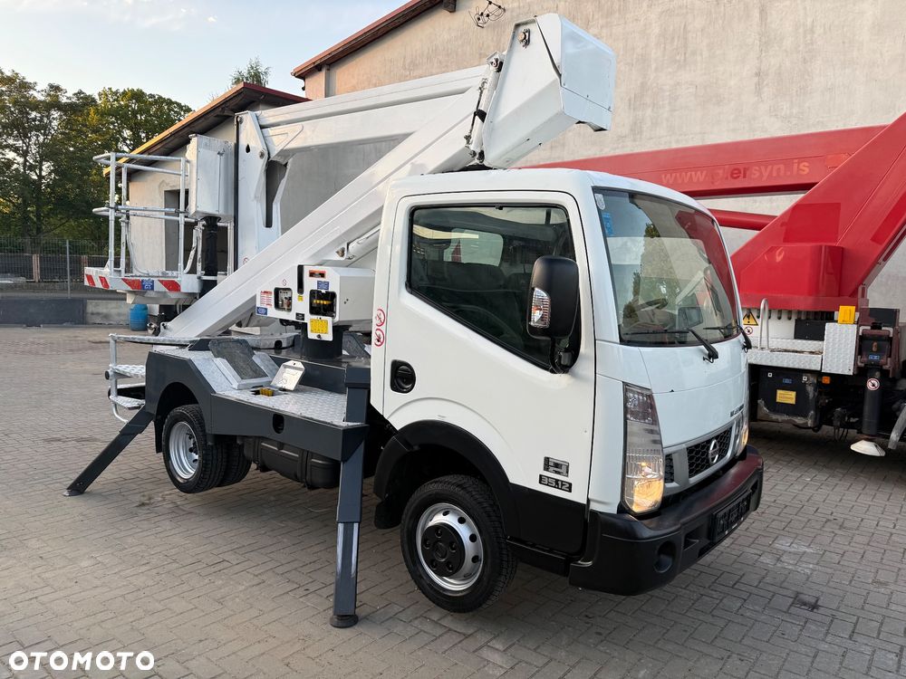 Nissan Podnośnik Koszowy Zwyżka Palfinger P200 20 metrów 10 w Bok UDT! Jak Wumag Ruthmann multitel Gsr - 1