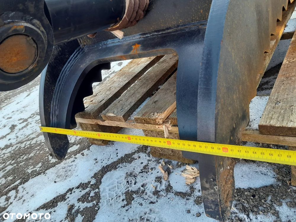 Łapa dociskowa hydrauliczna, chwytak wyburzeniowy, kciuk, pazur do koparki fi80mm. - 8