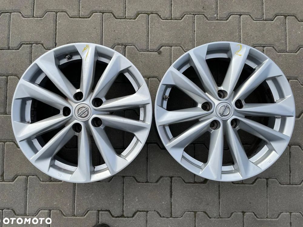 NISSAN QASHQAI J11 ALU FELGI 7x17 ET40 5x114.3 4EA1A CZUJNIKI - 1