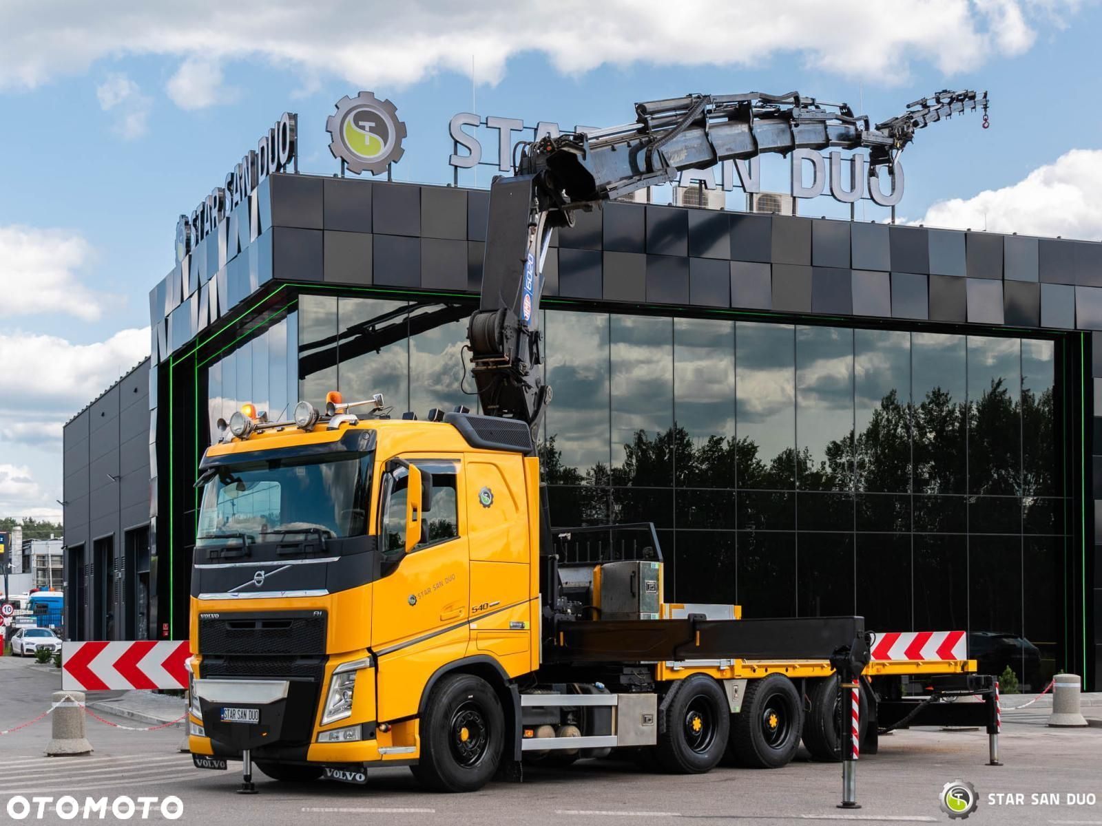 Volvo FH 540 8x4 HMF 6020 Fly Jib  Wciągarka Ciągnik - 3
