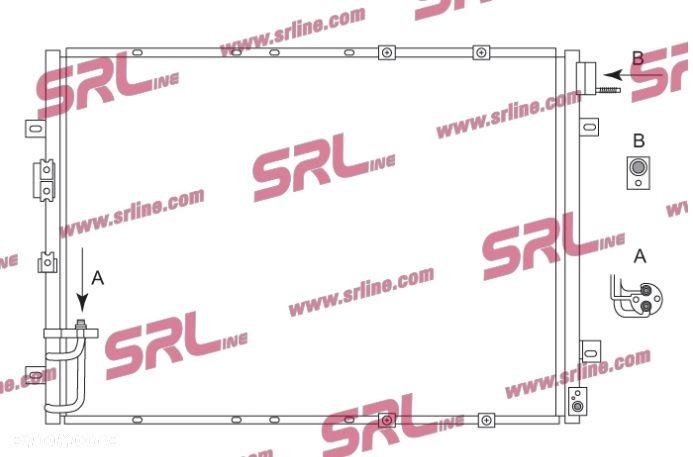 CHŁODNICA KLIMY KIA SORENTO 02- NOWA