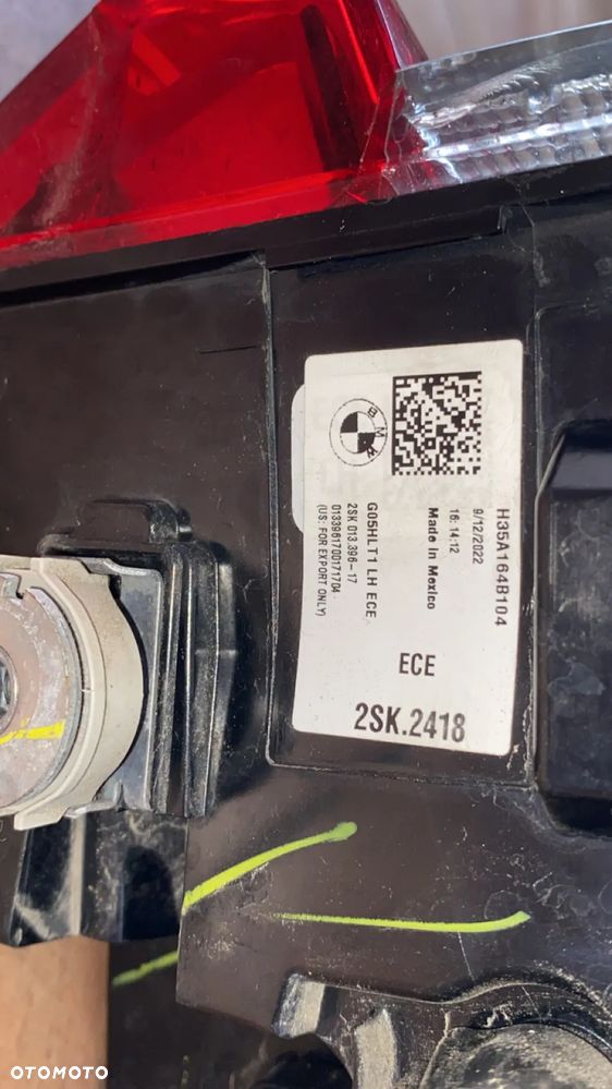 LAMPA LEWY TYŁ LED EUROPA X5 G05 H35A164B104 - 4
